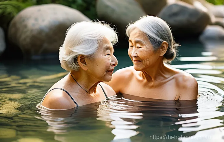 온천과 혈액순환 - **Prompt 1: Serene Hot Spring Retreat for Mental Peace**
    "An aerial shot of a tranquil natural h...