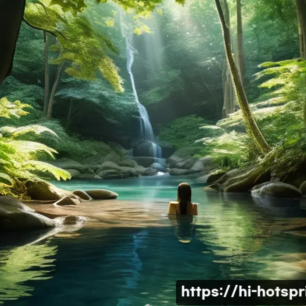 온천과 마음의 치유 - **Prompt 1: Serene Hot Spring Relaxation**
    "A stunning aerial view of a natural hot spring nestl...